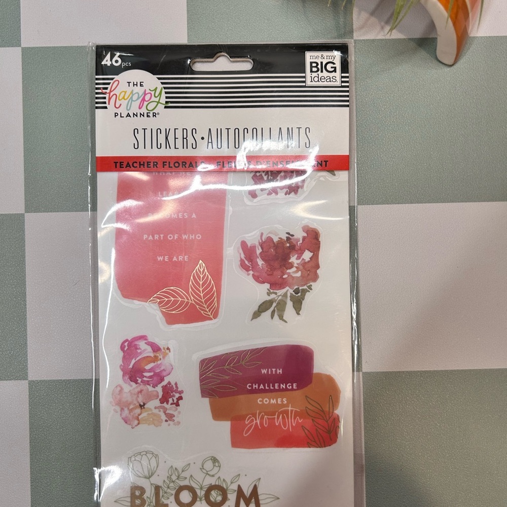 The Happy Planner Blooming Floral Sticker Set